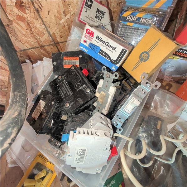 Electrical Supplies, Breakers, Cables, and Electrical Components