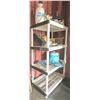 Image 2 : Plastic Utility Shelf with Assorted Hot Tub and Cleaning Products