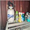 Image 3 : Plastic Utility Shelf with Assorted Hot Tub and Cleaning Products