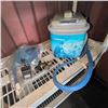 Image 8 : Plastic Utility Shelf with Assorted Hot Tub and Cleaning Products