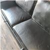 Image 5 : Modern Vegan Leather Futon Sofa with Bottom Pull-Out Bed