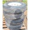 Image 2 : 4 LoadMax ST205/85R16 Trailer Tires with Steel Rims