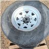 Image 3 : 4 LoadMax ST205/85R16 Trailer Tires with Steel Rims