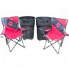 Image 1 : Folding Camping Chairs with Canadian Flag Logo and Two Rubbermaid Trash Bins