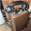 Image 3 : Wooden Wall-Mount Rotary Crank Telephone