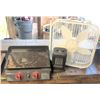Image 1 : Royal Gourmet Gas Griddle, Lasko Box Fan, and Beyond Flame Heater Group