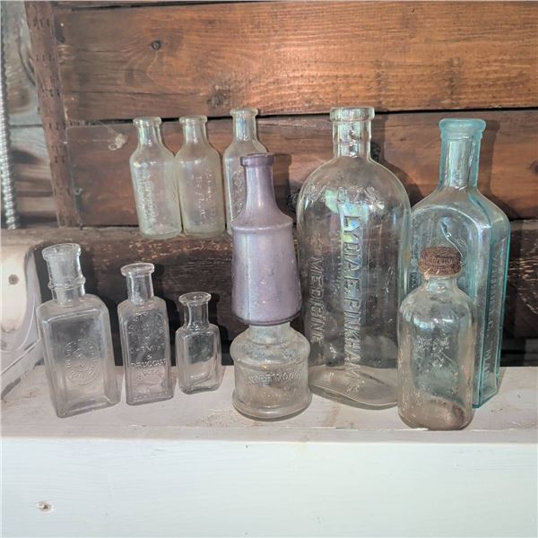 Glass Apothecary and Medicine Bottles Collection