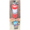 Image 1 : Fire Extinguisher, Solar Induction Street Lamp, and Candle Holder Set