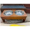 Image 2 : Small Dog Home Accessories Lot With Steps, Bowls, Mat, and Coat