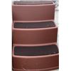 Image 3 : Small Dog Home Accessories Lot With Steps, Bowls, Mat, and Coat