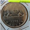 Image 1 : 1966 Canada Silver Dollar Coin