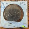 Image 1 : 1969 Canadian One Dollar Coin