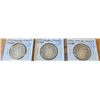 Image 1 : 1993, 1994, 1995 Canada 50 Cent Gem BU Coin Trio