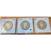 Image 2 : 1993, 1994, 1995 Canada 50 Cent Gem BU Coin Trio