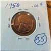 Image 1 : 1956 Lincoln Wheat Cent Penny