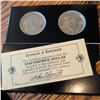 Image 1 : Eisenhower Dollar Collection with Certificate of Authenticity