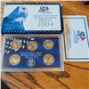 Image 1 : 2004 United States Mint 50 State Quarters Proof Set With COA