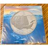 Image 1 : 2013 Canada $20 Fine Silver Whale Coin in Original Packaging