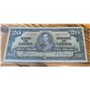 Image 1 : 1937 Bank of Canada $20 Note, King George VI, Vingt Dollars