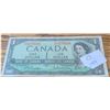 Image 1 : 1954 Canada $1 Dollar Banknote, Queen Elizabeth II