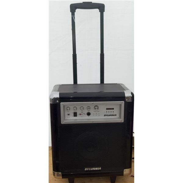 Sylvania Bluetooth PA Speaker Model SPK407 with Trolley Handle