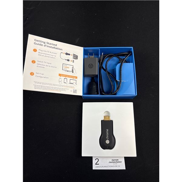 Google Chrome Cast In Box