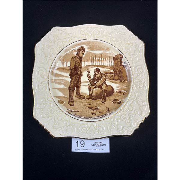 WW1 Momento Royal Witton Commemorative Plate Bone China Made In England
