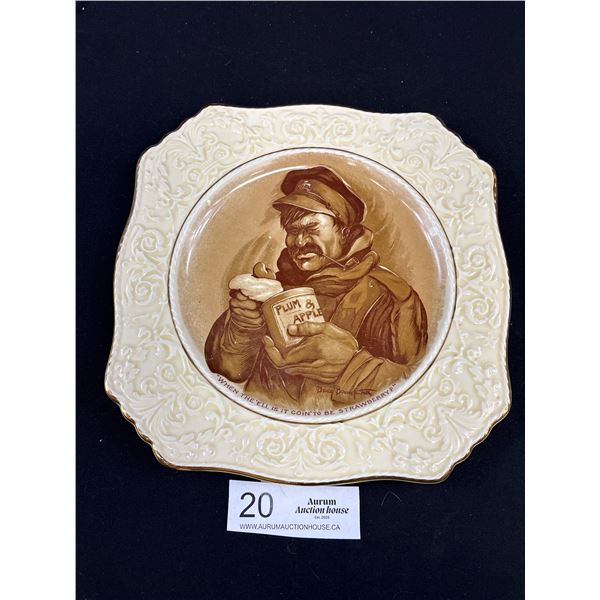 WW1 Momento Royal Witton Commemorative Plate Bone China Made In England