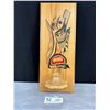 Image 1 : 15" Tall Wall Sconce (Wolf) Signed