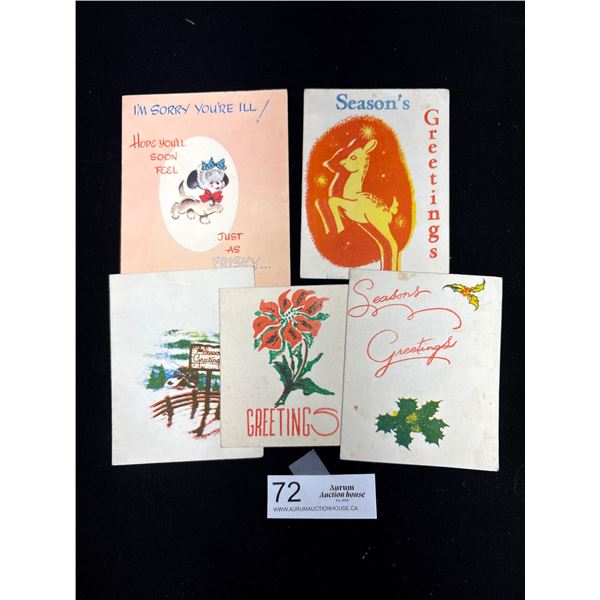 5 1950s Humor Xmas Cards
