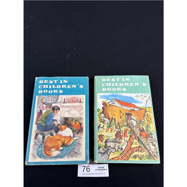 2 Vintage Childrens Books 1950s (Multiple Stories in Each)