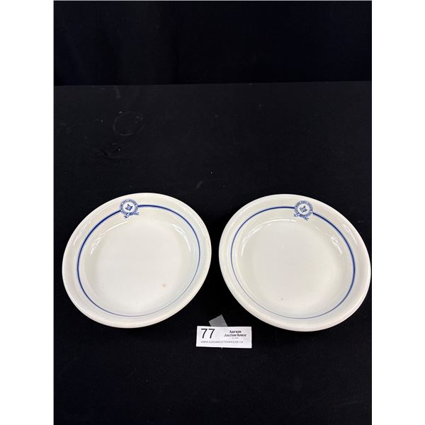 2 1930s Masonic Hall (North Vancouver) Bowls
