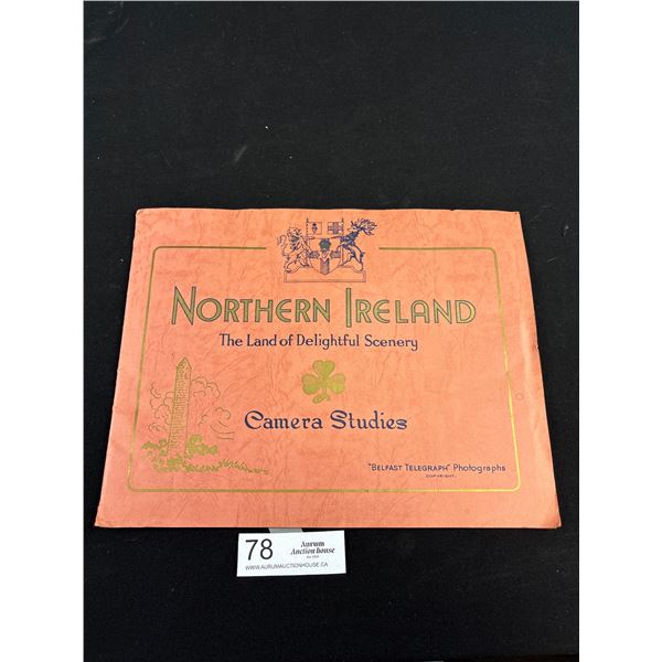 Circa 1910 Booklet Northern Ireland Camera Studies