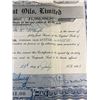 Image 3 : 1926 Great West Oils Shares Certificate (Calgary Alberta)