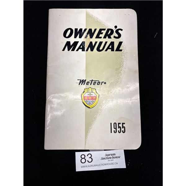 1955 "Meteor" Motor Car Owners Manual (Ford)