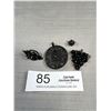 Image 1 : Victorian Black Glass Jewelry 4 Pcs (Not Complete)