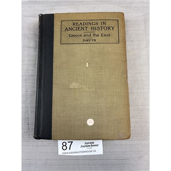 Book 1912 Ancient History Greece + The East