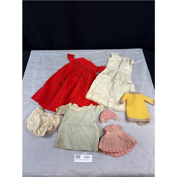 Lot of Vintage Dolls Clothes