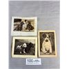 Image 1 : 3 Vintage Dog Engravings/Cards