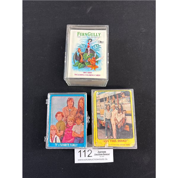 The Brady Bunch and Fern Gully Trading Cards