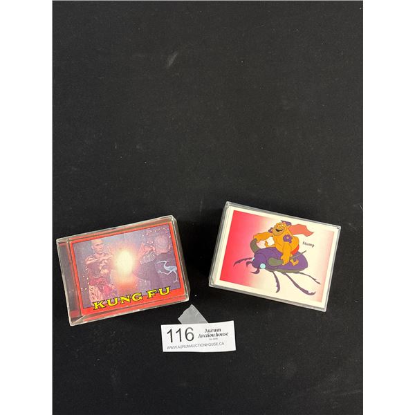 Fern Gully and Kung Fu Trading Cards