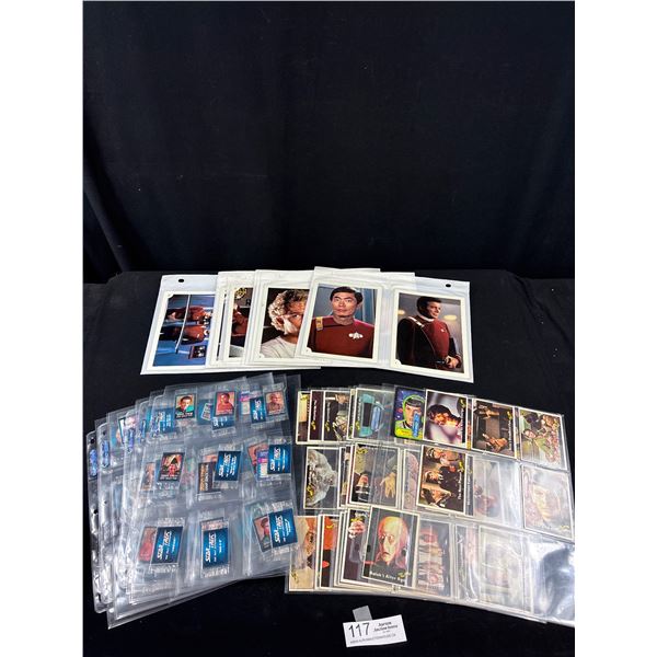 Large Lot of Star Trek Trading Cards