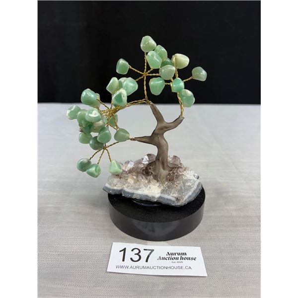 6" Tall Aventurine Crystal Tree