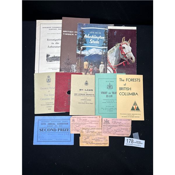 An Interesting Lot of Paper Ephemera