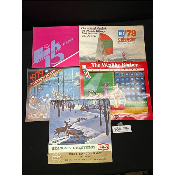 6 Vintage Calendars