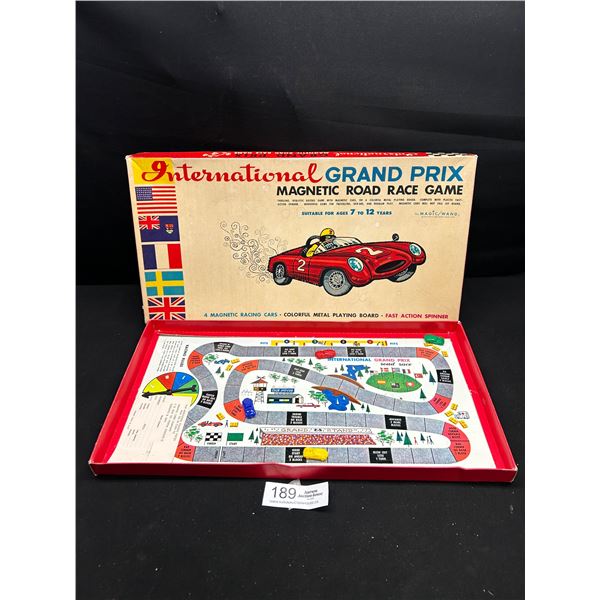1964 International Grand Prix Board Game (Good Condition)