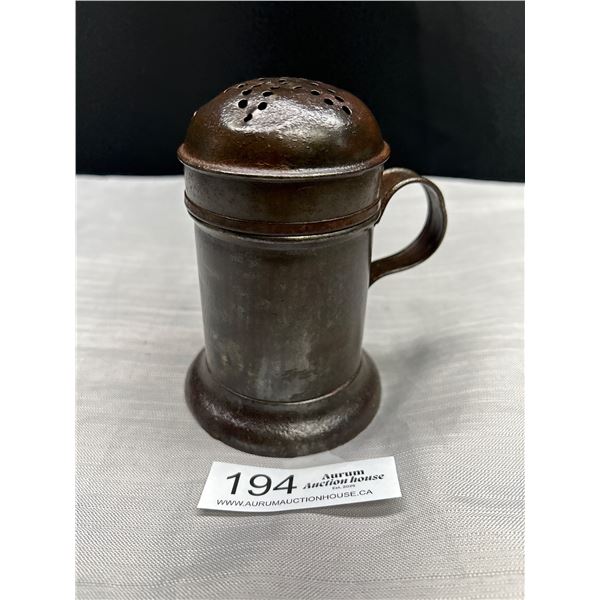 Antique 19th Century Tin Flour Sifter Circa 1860-1880