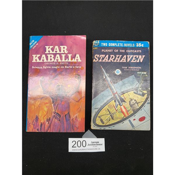 2 Ace Double Pocket Books 1950s Sci-Fi