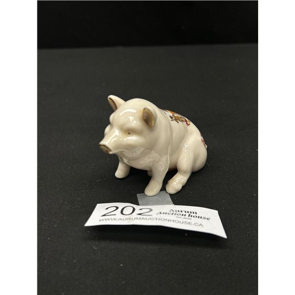 An Unusual Early 1900s Crestware Pig