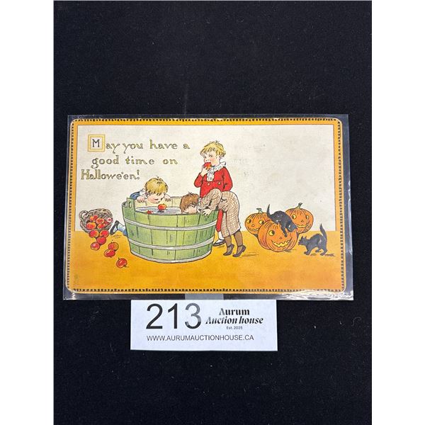 Original Vintage Halloween Postcard